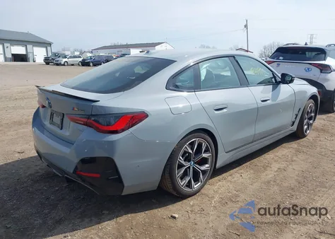 2024 BMW I4 M50 z USA, uszkodzony, nr VIN WBY33AW04RFS12149